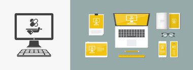 Eczane online hizmet simgesi