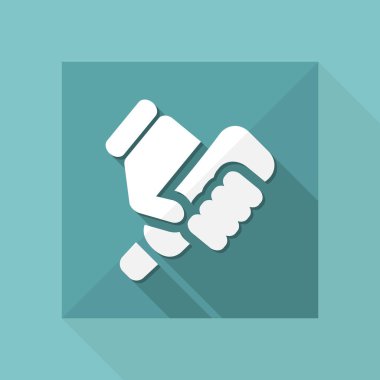 tek tüp basın simgesi