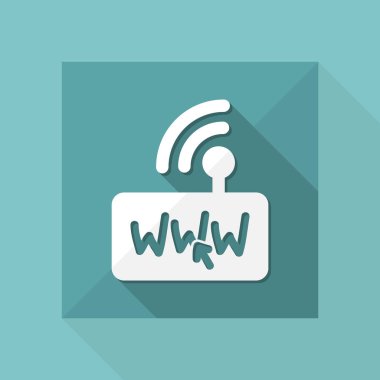 Modem Internet bağlantısı simgesini