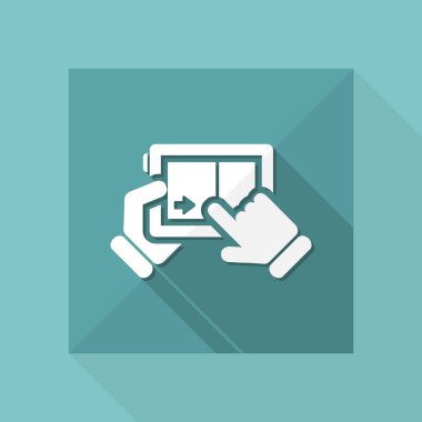 dokunmatik sürgülü simgesi