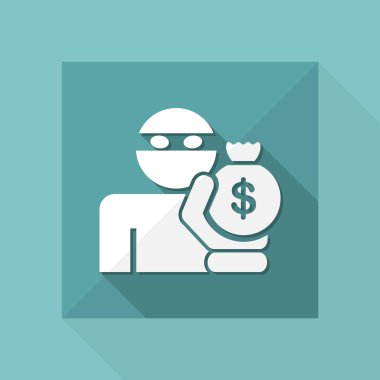 tek hırsız simgesi 