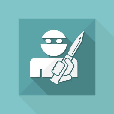 Soyguncu saldırganlık simgesi