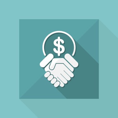 Finansal anlaşma simgesi