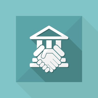 Adliye anlaşması illüstrasyon