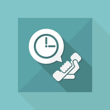 Saat telefon simgesi