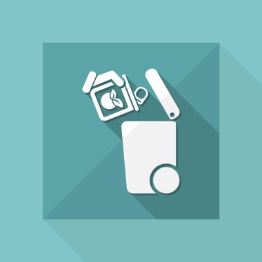 Atık toplama simgesini ayır