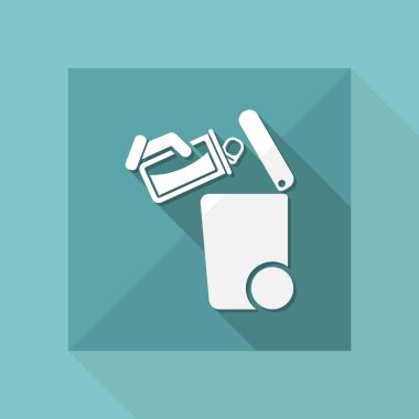 Atık toplama simgesini ayır