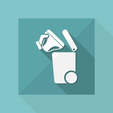 Atık toplama simgesini ayır