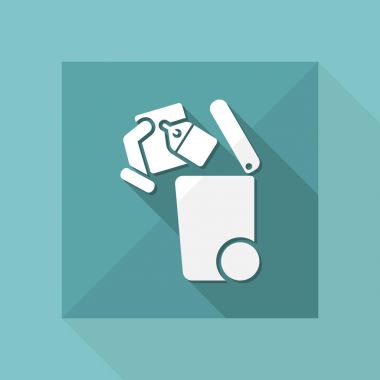 Atık toplama simgesini ayır