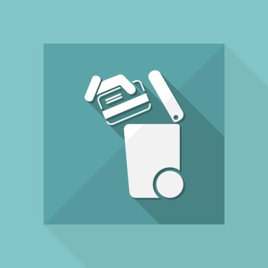 Atık toplama simgesini ayır