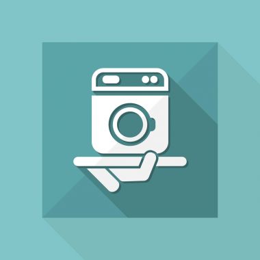 çamaşır makinesi simgesi