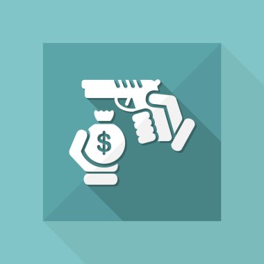 Silahlı soygun simgesi