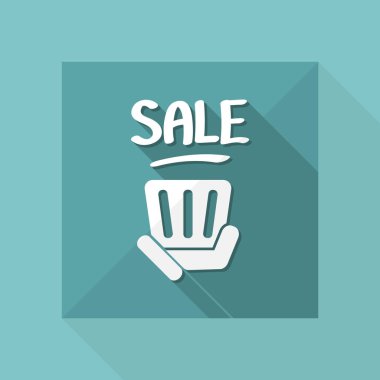 Satılık etiket simgesi