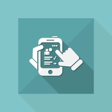 Smartphone basit simgesi