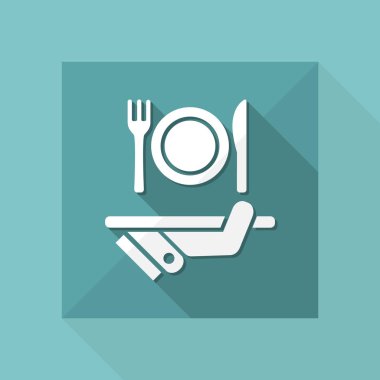 Restoran en az simgesi