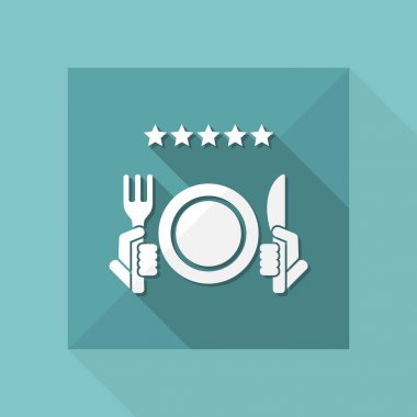 Restoran en az simgesi