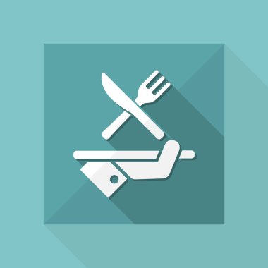 Otel simgeler. Gıda.