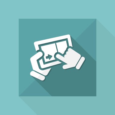 dokunmatik sürgülü simgesi