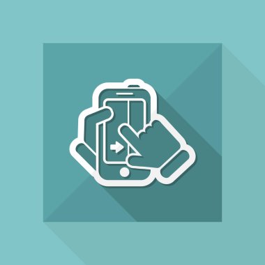 dokunmatik sürgülü simgesi