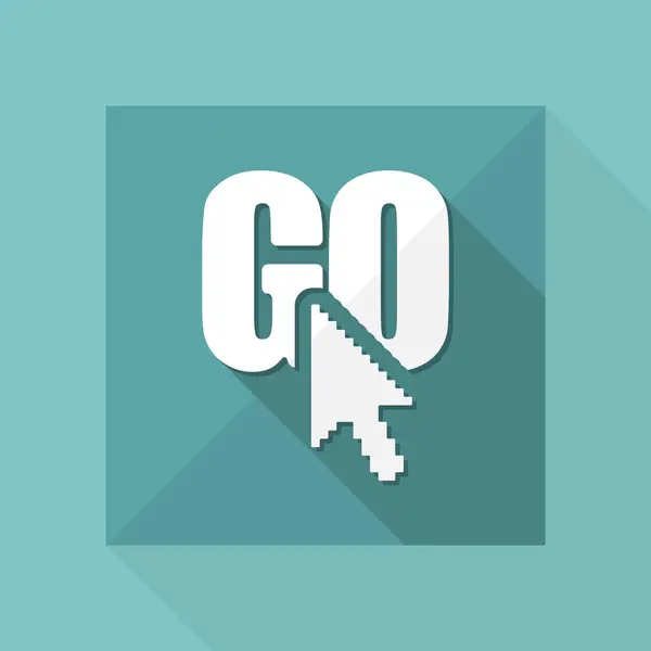 Ícone de sinal Go vetor(es) de stock de ©MyVector 147926671