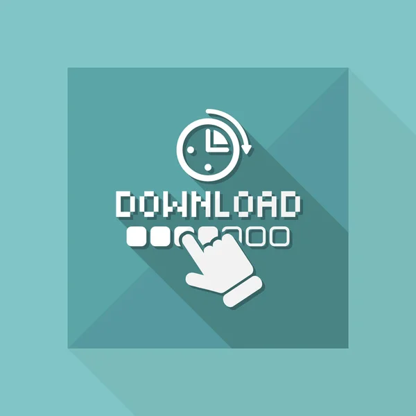 Download ilerleme simge — Stok Vektör