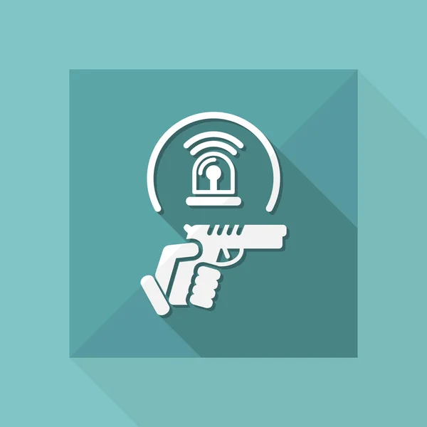 Illustrazione icona di sicurezza — Vettoriale Stock
