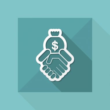 Finansal anlaşma simgesi