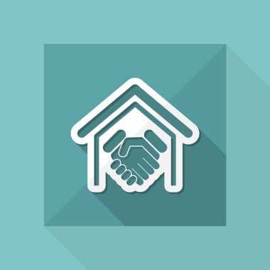 El sıkışma basit simgesi