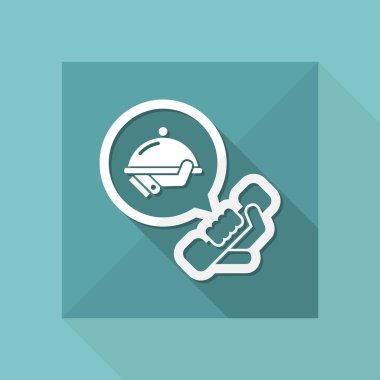 Restoran hizmet simgesi