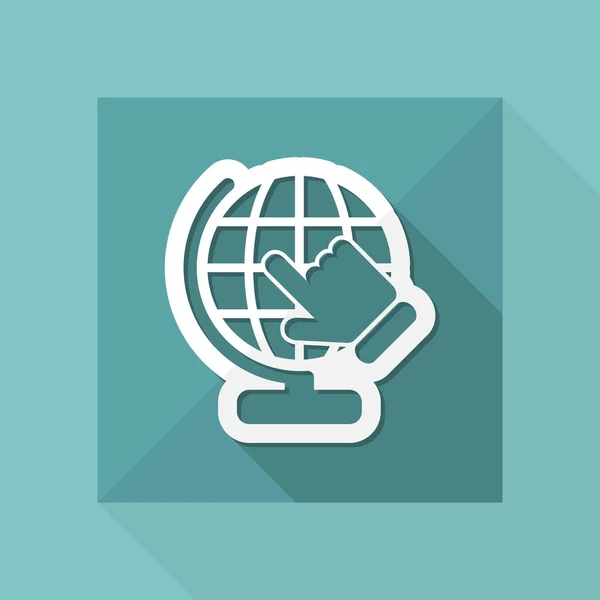 World globe icon — Stock Vector