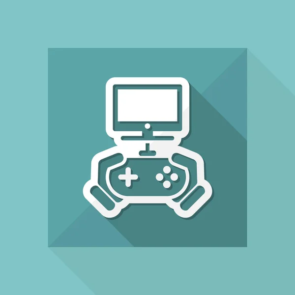 Single videogame icon — Stock Vector