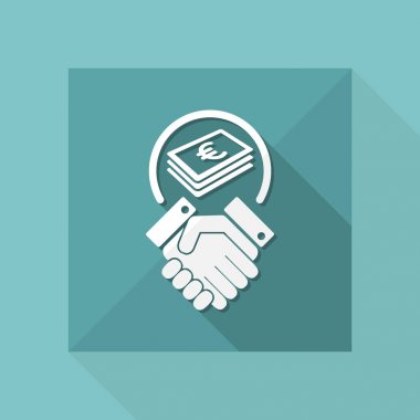 Finansal işlem simgesi