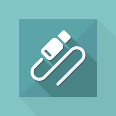 USB düz en az simgesi