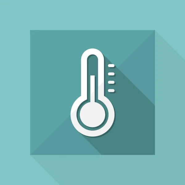 Termometer symbol, illustration — Stock vektor