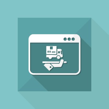 Online Teslimat Servisi simgesini