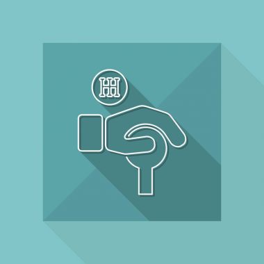 Araba dişli simgesini