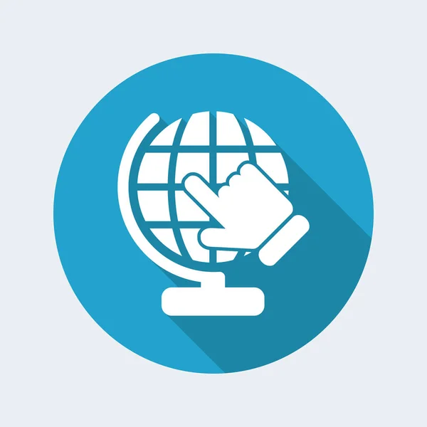 World globe icon — Stock Vector