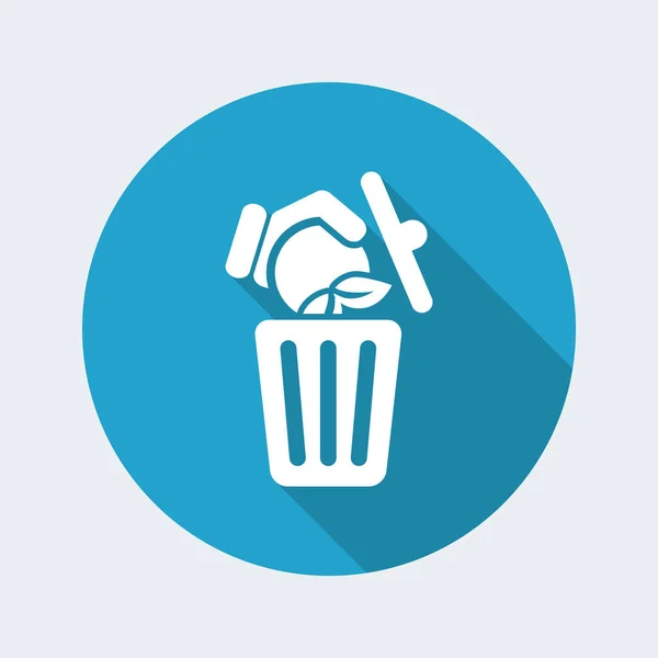 Basura icono web — Archivo Imágenes Vectoriales