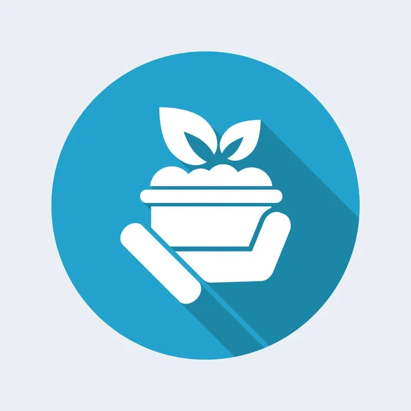 Planta brote icono — Vector de stock