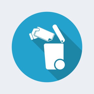 Atık toplama simgesini ayır