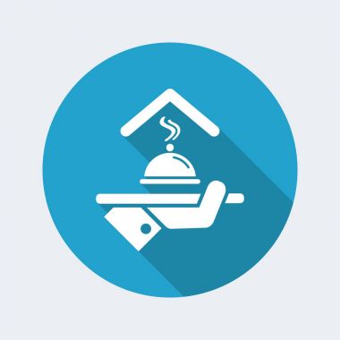 Restoran hizmet simgesi