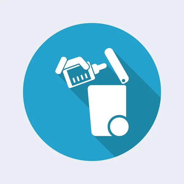 Separate waste collection icon — Stock Vector