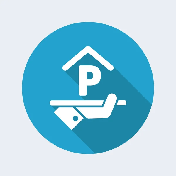 Hotel icon. Parking. — Stock Vector