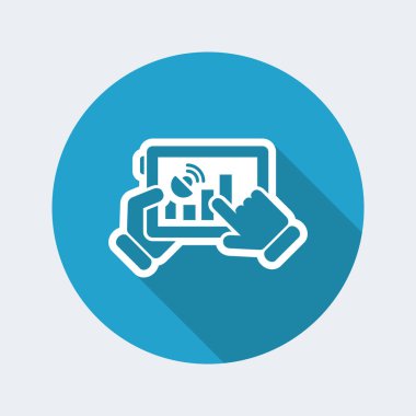 Tablet basit simgesi