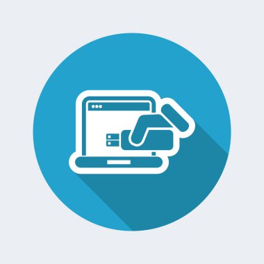 USB bilgisayar simgesi