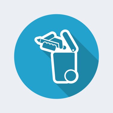 Atık toplama simgesini ayır