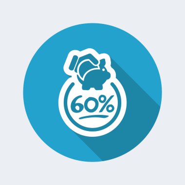 indirim etiketi simgesi