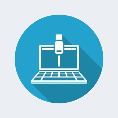 USB bilgisayar bağlantı simgesi