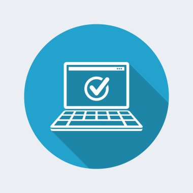 Bilgisayar denetimi - düz en az simgesi