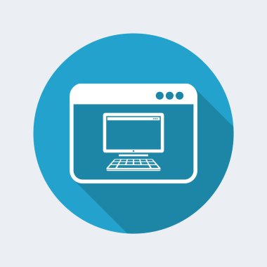 Bilgisayar uzaktan kumanda uygulama simgesi